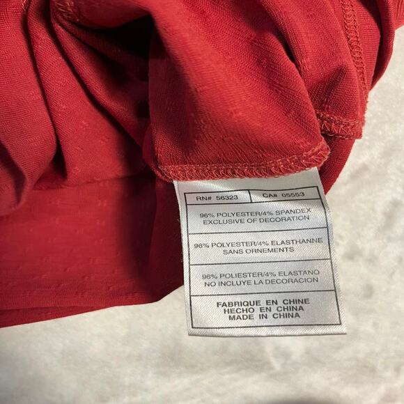 Nike Fit-Dry Performance Polo 90's Y2K Golf Tiger Woods Collection Men's L Red - Picture 6 of 10